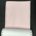 One sided Perforated Continuous Computer Form Paper With 92% Brightness