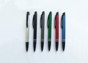 China Popular clips Aluminium bar Brushed Metal Promotion Pen with Laser Logo (M112) on sale