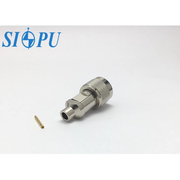 N-Type Male RF Connector for RG142B/U Coaxial Cable – Threaded