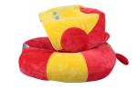 Stuffed U shape Pillow Crystal velboa extremely soft touching keep warming