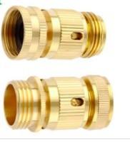 Quality Solid Brass Garden Hose Connectors , Brass Quick Connect Water Hose Fittings wholesale
