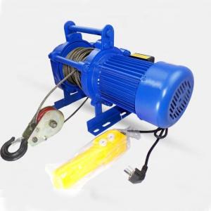 Quality 2000kg Electric Wire Rope Winch 60m With Motorized Trolley wholesale