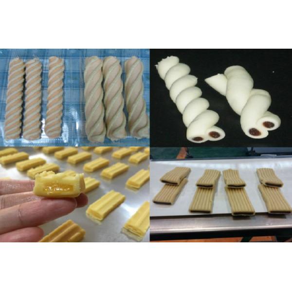 220V 1PH Polished 304 1.5KW Cookie Production Line