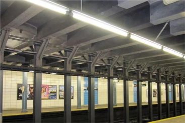 Metro-station LED Wraparound Light Fixture