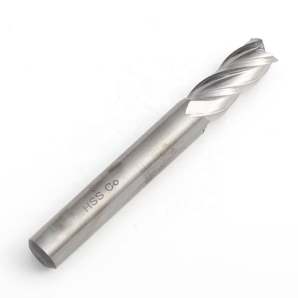 BMR TOOLS High Quality 4 Flutes 10mm HSS/Co End Mill For Aluminum Milling DIN 844 Standard
