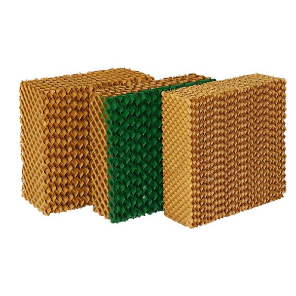 Brown Black 1m 1.2m Cooling Pad For Poultry House Evaporative Cooling System