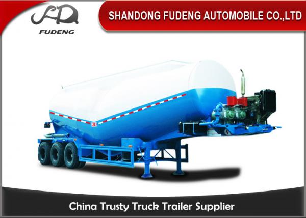 Cheap 30-60 Cubic Meter Bulk Cement Tanker Trailer 3x13 Ton Axle Steel Q345B End Plate for sale