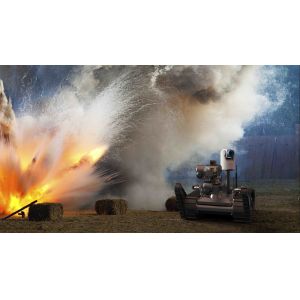 Mini Explosive Ordnance Disposal Robot Smart With Modular Design