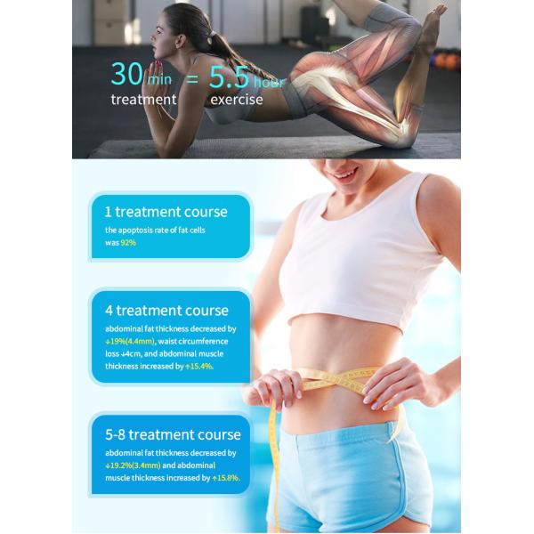 14 Tesla Ems Sculpting Muscle Stimulator Device shape Body Slimming Machine With Rf