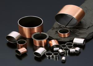 Quality Copper Alloy Bronze Bearing Graphite Lubricating Oil Free Bushings Ra0.8 wholesale