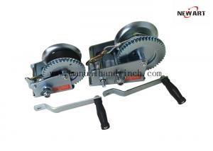 China Steel 2500 LB Lightweight Hand Winch , Marine Trailer Winch For Boat on sale