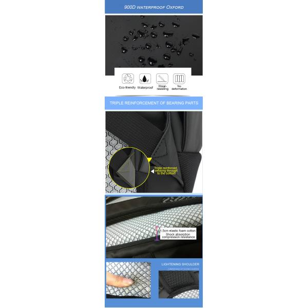 Wear Resistant 24L Functional Folding Travel Backpack For Work