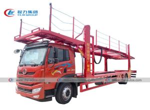 Quality FAW 4x2 6 Wheels RHD Car Hauler Truck 5-6 Units Cars Hauling Transporter wholesale