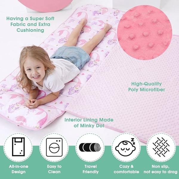 Machine Washable Customizable Nap Blanket For Kindergarten Nursery Nap Mat