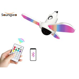 China Home RGBW Bluetooth Music LED Ceiling Lamp 10m Remote Control on sale