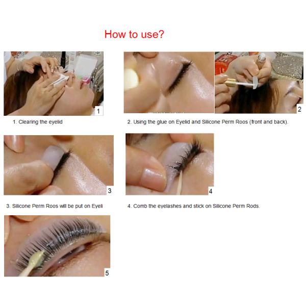 Permanent Makeup Wave Curling Eyelash Perm Kit With Silicone Lash Rods