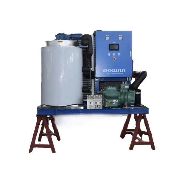 Cheap Automatic Flake Ice Machine with 5 Tons Capacity and Overseas Engineers Instructions for sale