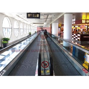 Speed 0.5m/S Moving Walkway Escalator For Shopping Mall / Airport