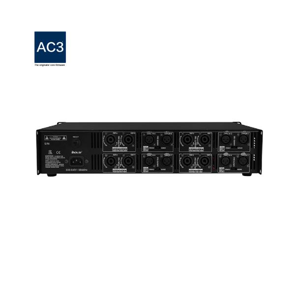 2U 8 Channel Power Amplifier