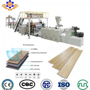 Quality 8mm Multi Layer SPC PVC Floor Extruder Making Machine Vinyl Plank Lvt Flooring Production Line wholesale