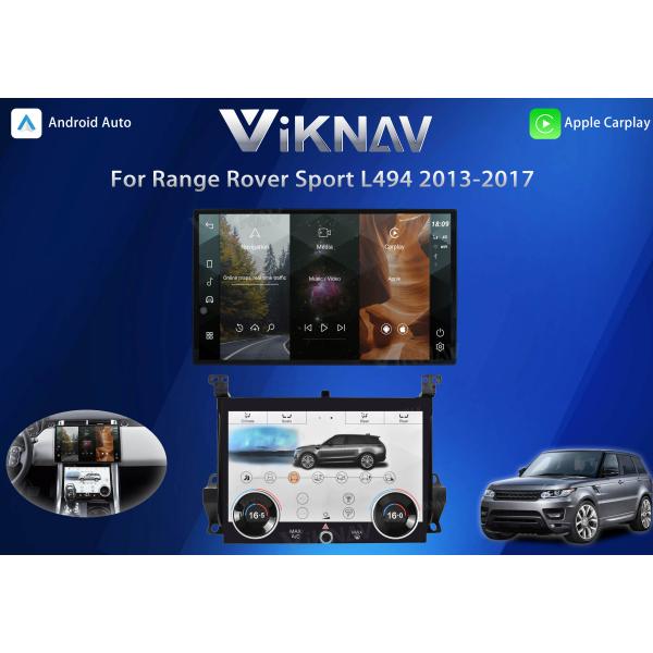 Viknav Car Radio AC Panel For Land Range Rover Sport L494 2013-2017 Wireless Carplay