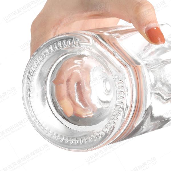 Clear Customized 500ml Glass Bottles for Liquor Spirits Rum Absolute Tequila Gin
