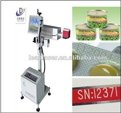 Cheap Laser Date Code Printer , 100 X 100 mm Marking Range Laser Batch Coding Machine for sale