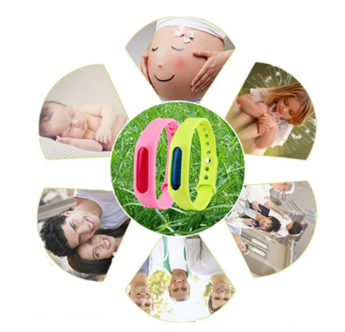 Silicone Bracelet ultrasonic fly repellent Dayday Band Repellent Insect Bracelet