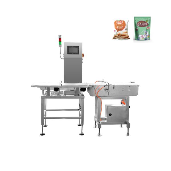 Cheap Automatic 304ss Frame Check Weigher Machine With Air Blow Rejection for sale