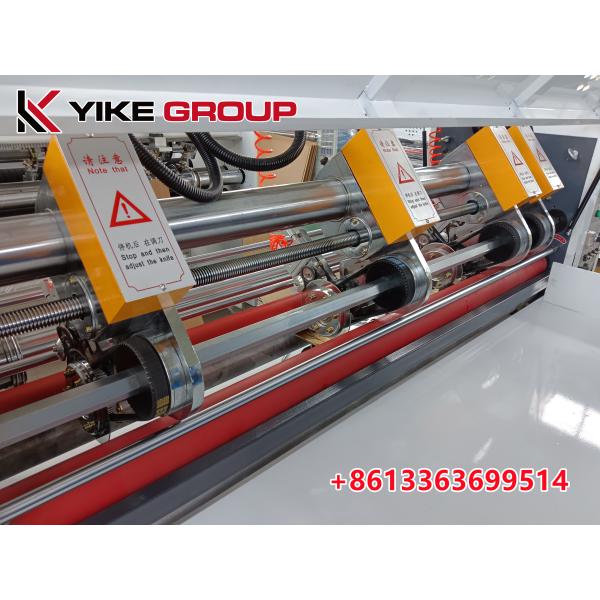 Corrugated Cardboard Thin Blade Slitter Scorer Machine With Electric Adjustment