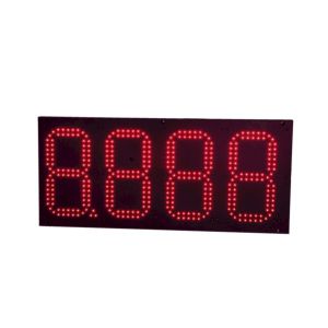 Buy cheap 10inch Bright White Waterproof LED Gas Price Signs Outdoor With RF Remote from wholesalers