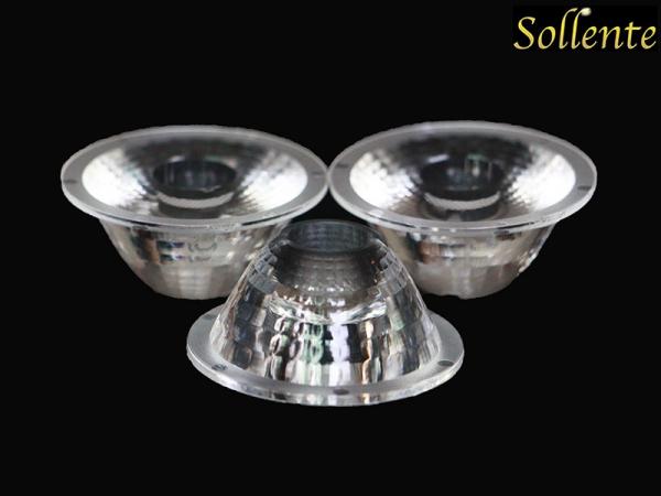Cheap 41mm PMMA 5w - 10w COB Led Light Lens ,15 / 30 / 60 Degree Ceiling Light Lens for sale