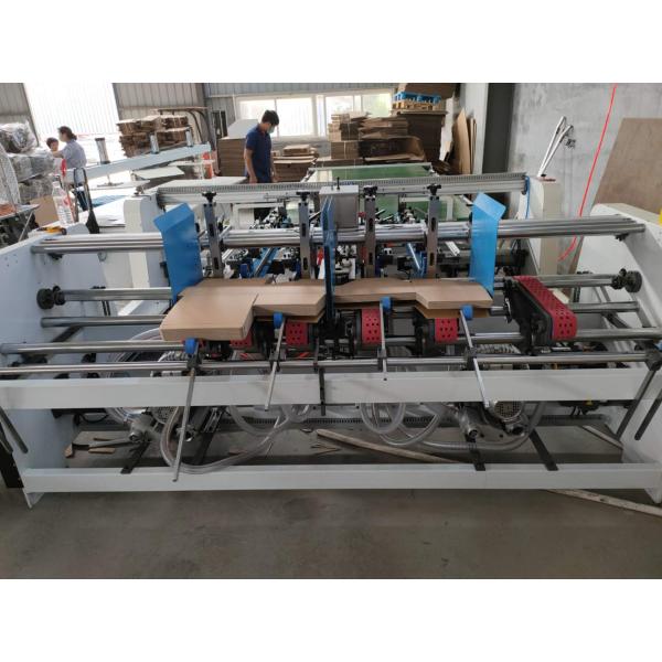 CE Automatic Corrugated Carton Folder Gluer Machine For Cardboard Box Folding Gluing