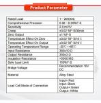 High- Tension and Compression Weighing Force Sensor for Precision Weighing from
