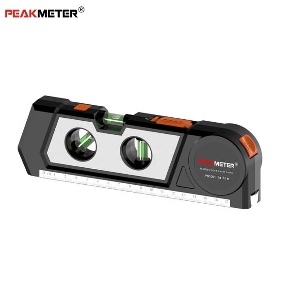 Cheap 4 In 1 Laser Level Meter Multipurpose Cross Line Laser Horizontal Bubble And Level Ruler for sale