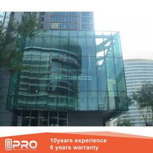 Quality Heatproof Structural Glazing Curtain Wall , Thermal Break Spider Curtain Wall wholesale