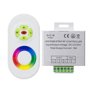 Quality RF Touch Remote RGB LED Strip Controller DC 12V 18A For RGB LED Strips wholesale