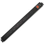 10 Way UK T Type PDU Extension Socket With On/Off Switch