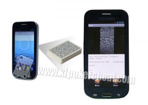 Quality English Black Samsung Galaxy Poker Card Analyzer with Bluetooth Loop / Earpiece wholesale