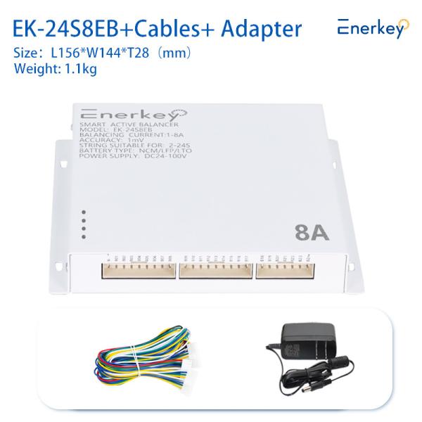 Enerkey 2-24s 8a Active Equalizer Balancer For Li-ion/Lifepo4/Lto Battery Cell Balancing