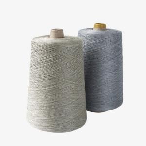 Quality Cotton TC Recycle Polyester Yarn With Grs Certificate For Woven Label wholesale