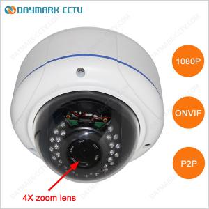 Quality HD 1080P Waterproof Zoom IR Dome IP Camera P2P Plug and Play wholesale