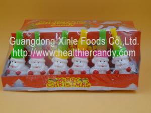 Quality Santa Claus Sweet Crispy Mini Chocolate Beans Multi Color Low Energy 7g * 24 Pcs wholesale