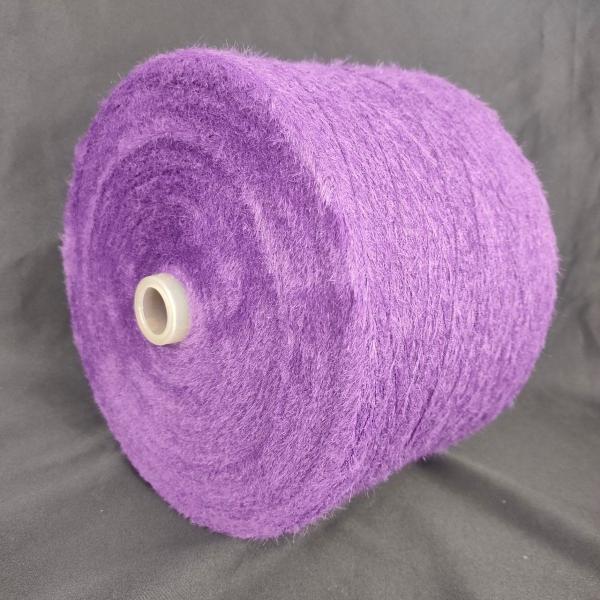 1.3CM 100% Purple Polyester Feather Yarn Eyelash Yarn Fancy Soft Yarn For Knitting Fabrics