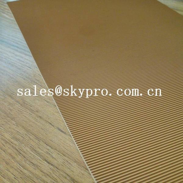 Cheap Abrasion Resistant Natural Crepe Shoe Sole Rubber Sheet Corrugated Pattern for sale
