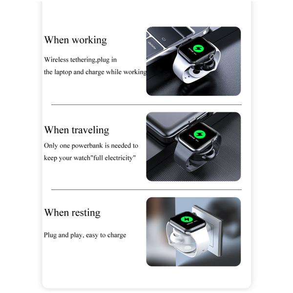 Portable Mini Series 6 Magnetic Wireless Charger Compatible For Iwatch