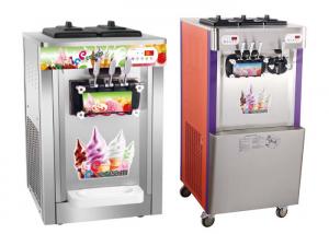 Quality R404A 22L Ice Cream Making Machine Three Color Ice Cream Maker wholesale