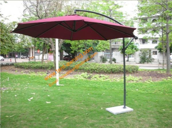 Cheap Banana Umbrella Galvanized Iron Suspended Umbrella Waterproof Outdoor Offset Patio Umbrella for sale