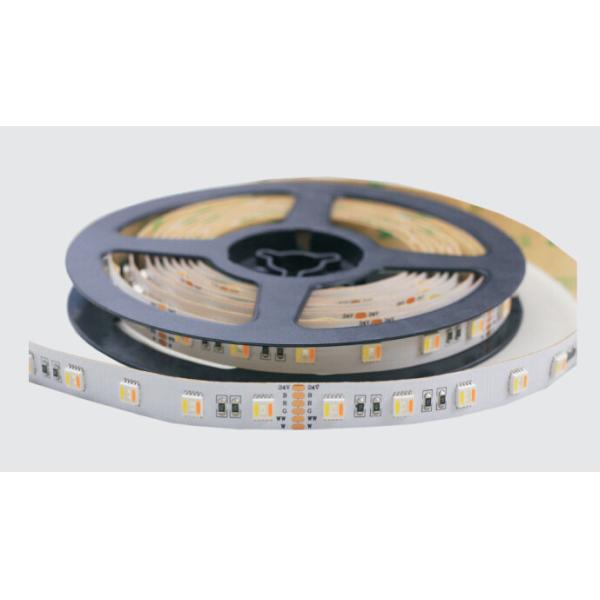 Full color IC led strip 18w / m built - in IC 5050 Flexible LED Strip Lights with 3m tape on the back