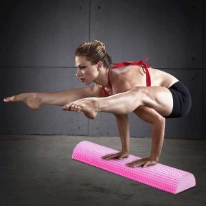 Quality vHigh Density Half Foam Roller , Body Massage Roller Fitness Equipment Balance Pad wholesale